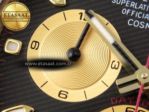 Daytona 116518 APSF 1:1 Best Edition Black/YG Dial on Oysterflex Rubber Strap SH4130 - Görsel 13