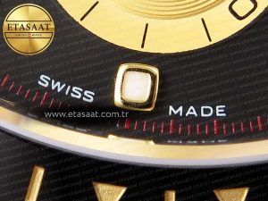 Daytona 116518 APSF 1:1 Best Edition Black/YG Dial on Oysterflex Rubber Strap SH4130 - Görsel 17
