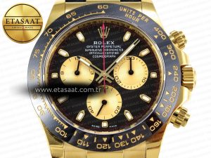 Daytona 116518 APSF 1:1 Best Edition Black/YG Dial on Oysterflex Rubber Strap SH4130 - Görsel 4