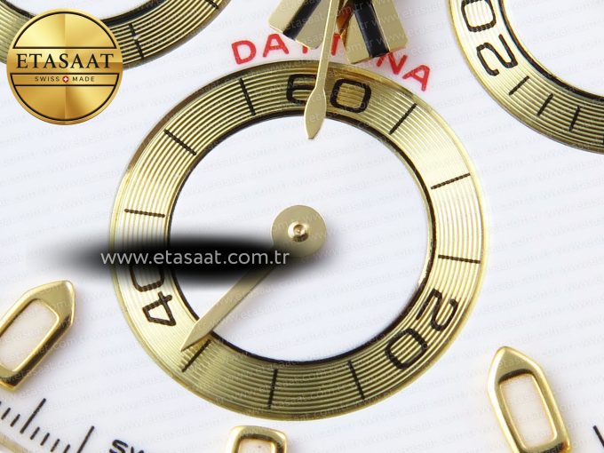 Daytona 116518 APSF 1:1 Best Edition White Dial on Oysterflex Rubber Strap SH4130 - Görsel 12