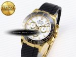 Daytona 116518 APSF 1:1 Best Edition White Dial on Oysterflex Rubber Strap SH4130 - Görsel 2