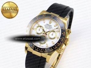 Daytona 116518 APSF 1:1 Best Edition White Dial on Oysterflex Rubber Strap SH4130 - Görsel 2