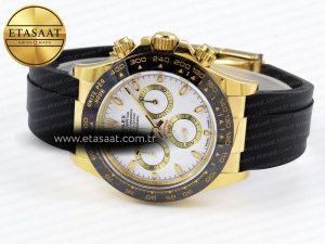 Daytona 116518 APSF 1:1 Best Edition White Dial on Oysterflex Rubber Strap SH4130 - Görsel 6
