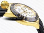Daytona 116518 APSF 1:1 Best Edition White Dial on Oysterflex Rubber Strap SH4130 - Görsel 9