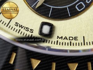 Daytona 116518 APSF 1:1 Best Edition YG/Black Dial on Oysterflex Rubber Strap SH4130 - Görsel 13