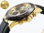 Daytona 116518 APSF 1:1 Best Edition YG/Black Dial on Oysterflex Rubber Strap SH4130 - Görsel 8