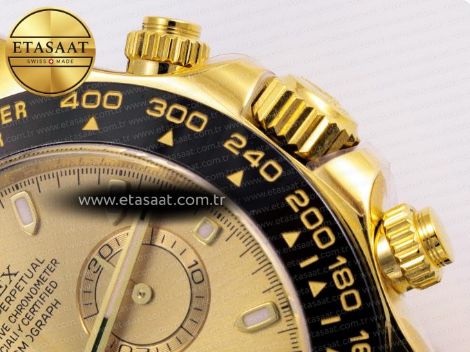 Daytona 116518 Clean 1:1 Best Edition YG Dial on Oysterflex Strap SA4130 - Görsel 10