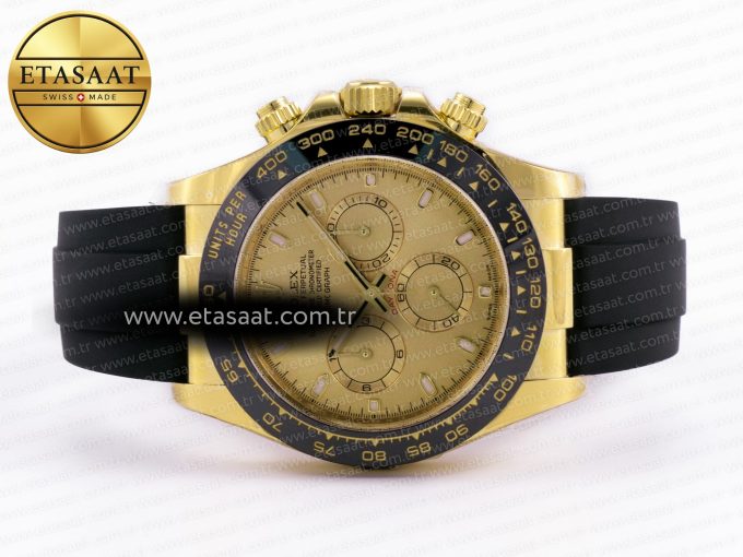 Daytona 116518 Clean 1:1 Best Edition YG Dial on Oysterflex Strap SA4130 - Görsel 12