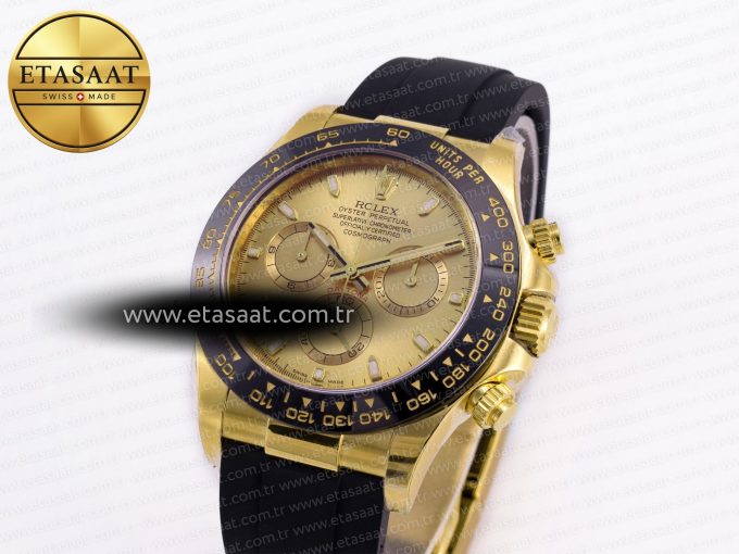 Daytona 116518 Clean 1:1 Best Edition YG Dial on Oysterflex Strap SA4130 - Görsel 2
