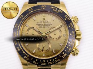 Daytona 116518 Clean 1:1 Best Edition YG Dial on Oysterflex Strap SA4130 - Görsel 4