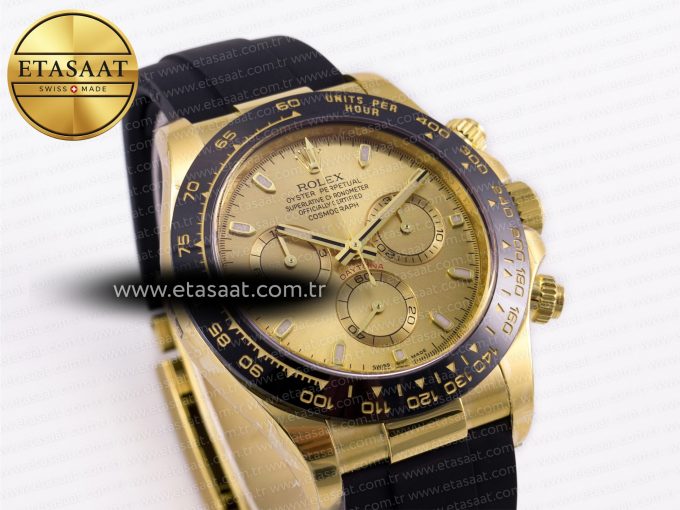 Daytona 116518 Clean 1:1 Best Edition YG Dial on Oysterflex Strap SA4130 - Görsel 5