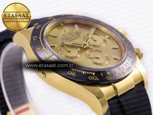 Daytona 116518 Clean 1:1 Best Edition YG Dial on Oysterflex Strap SA4130 - Görsel 6