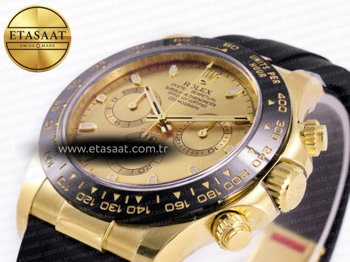 Daytona 116518 Clean 1:1 Best Edition YG Dial on Oysterflex Strap SA4130 - Görsel 7