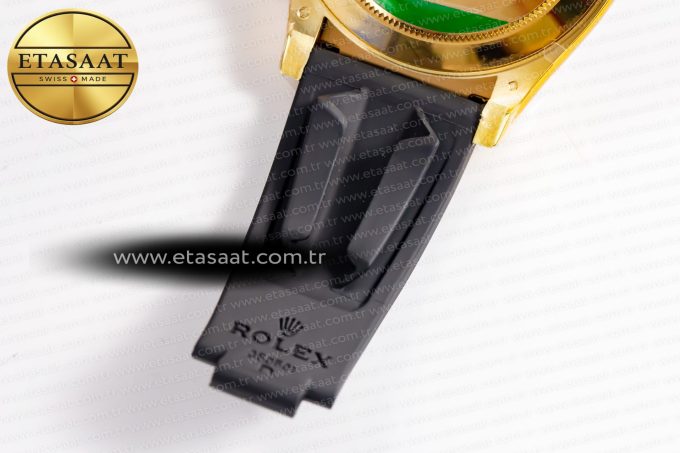 Daytona 116518 Clean Factory 1:1 Best Edition White Pearl Diamonds Dial on Oysterflex Rubber Strap SA4130 - Görsel 17