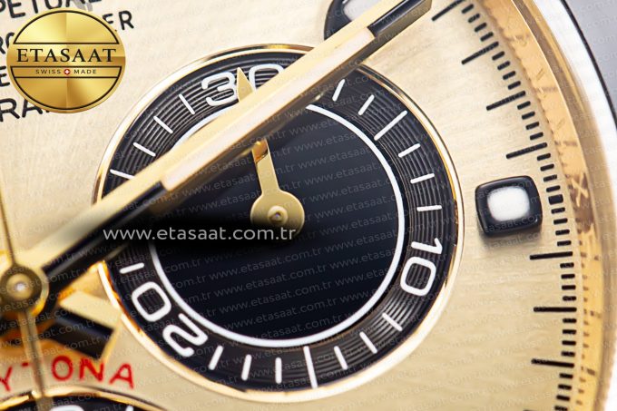 Daytona 116518 Clean Factory YG 1:1 Best Edition YG Dial on Oysterflex Rubber Strap SA4130 - Görsel 11
