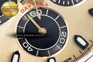 Daytona 116518 Clean Factory YG 1:1 Best Edition YG Dial on Oysterflex Rubber Strap SA4130 - Görsel 12
