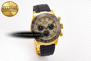 Daytona 116518 Clean Factory YG 1:1 Best Edition YG Dial on Oysterflex Rubber Strap SA4130 - Görsel 4