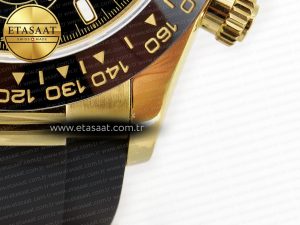 Daytona 116518 QF 1:1 Best Edition Black Dial on Oysterflex Strap SH4130 V3 (Gain Weight) - Görsel 13