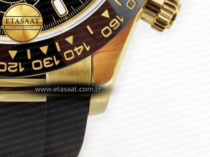 Daytona 116518 QF 1:1 Best Edition Black Dial on Oysterflex Strap SH4130 V3 (Gain Weight) - Görsel 13