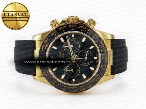 Daytona 116518 QF 1:1 Best Edition Black Dial on Oysterflex Strap SH4130 V3 (Gain Weight) - Görsel 14