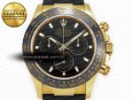 Daytona 116518 QF 1:1 Best Edition Black Dial on Oysterflex Strap SH4130 V3 (Gain Weight) - Görsel 4