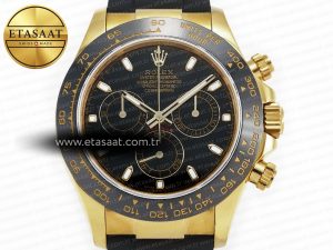 Daytona 116518 QF 1:1 Best Edition Black Dial on Oysterflex Strap SH4130 V3 (Gain Weight) - Görsel 4