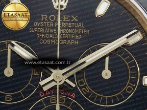 Daytona 116518 QF 1:1 Best Edition Black Dial on Oysterflex Strap SH4130 V3 (Gain Weight) - Görsel 9