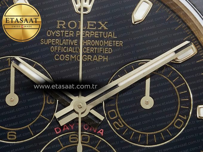 Daytona 116518 QF 1:1 Best Edition Black Dial on Oysterflex Strap SH4130 V3 (Gain Weight) - Görsel 9