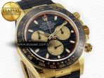 Daytona 116518 QF 1:1 Best Edition Black/YG Dial on Oysterflex Strap SH4130 V3 (Gain Weight) - Görsel 5