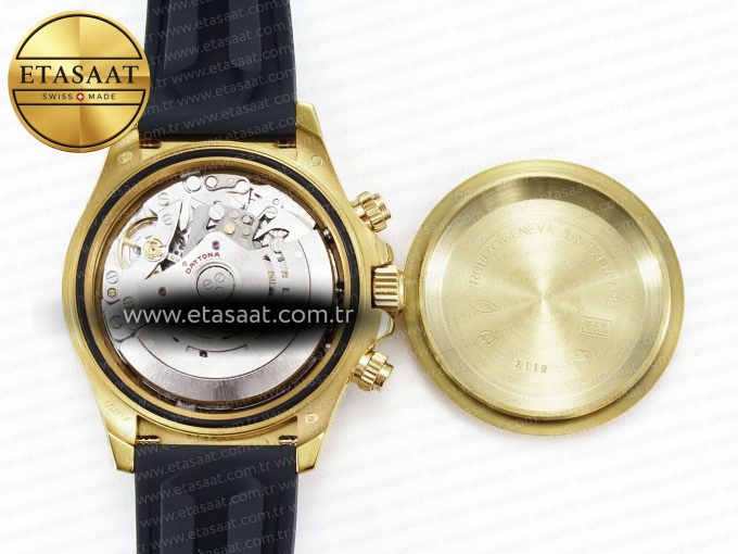 Daytona 116518 QF 1:1 Best Edition Meteorite Dial on Oysterflex Strap SH4130 V3 (Gain Weight) - Görsel 19