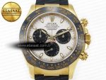 Daytona 116518 QF 1:1 Best Edition Meteorite Dial on Oysterflex Strap SH4130 V3 (Gain Weight) - Görsel 4