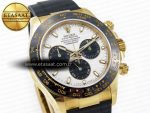 Daytona 116518 QF 1:1 Best Edition Meteorite Dial on Oysterflex Strap SH4130 V3 (Gain Weight) - Görsel 5