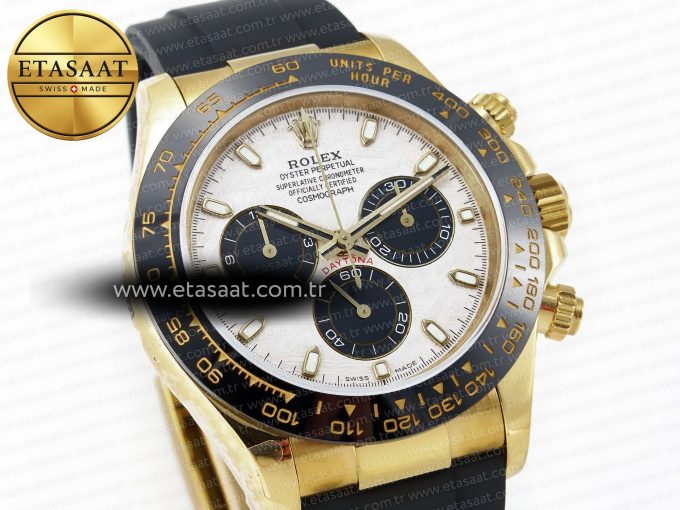 Daytona 116518 QF 1:1 Best Edition Meteorite Dial on Oysterflex Strap SH4130 V3 (Gain Weight) - Görsel 5