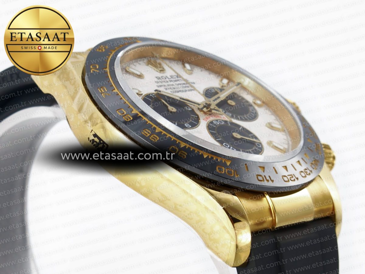 Daytona 116518 QF 1:1 Best Edition Meteorite Dial on Oysterflex Strap SH4130 V3 (Gain Weight) - Görsel 6