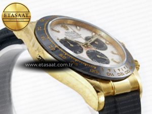Daytona 116518 QF 1:1 Best Edition Meteorite Dial on Oysterflex Strap SH4130 V3 (Gain Weight) - Görsel 6