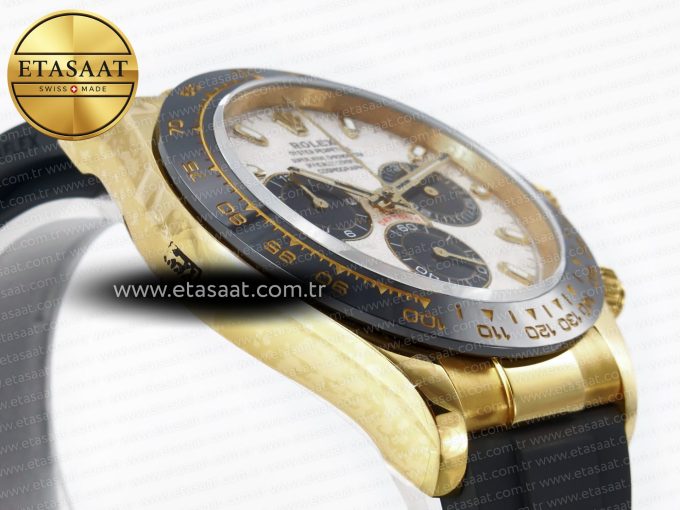Daytona 116518 QF 1:1 Best Edition Meteorite Dial on Oysterflex Strap SH4130 V3 (Gain Weight) - Görsel 6