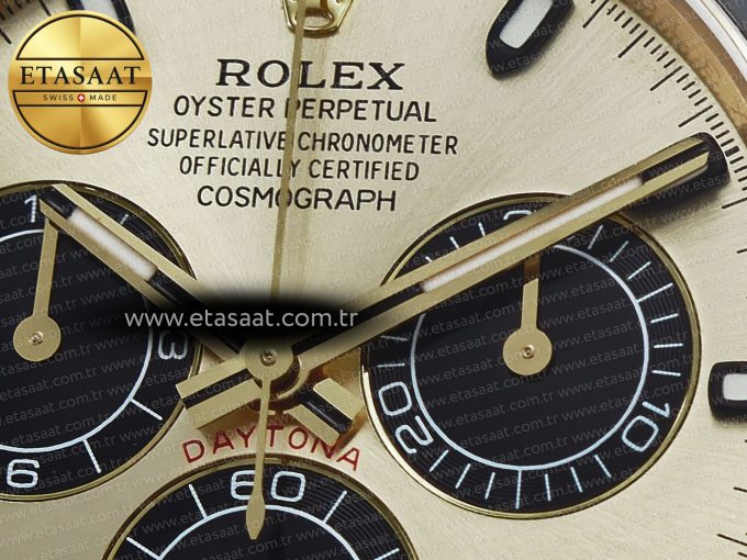 Daytona 116518 QF 1:1 Best Edition YG/Black Dial on Oysterflex Strap SH4130 V3 (Gain Weight) - Görsel 10