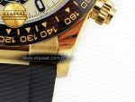 Daytona 116518 QF 1:1 Best Edition YG/Black Dial on Oysterflex Strap SH4130 V3 (Gain Weight) - Görsel 12