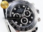 Daytona 116519 APSF 1:1 Best Edition Black Diamonds Dial on Oysterflex Rubber Strap SH4130 - Görsel 5