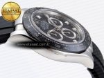 Daytona 116519 APSF 1:1 Best Edition Black Diamonds Dial on Oysterflex Rubber Strap SH4130 - Görsel 9
