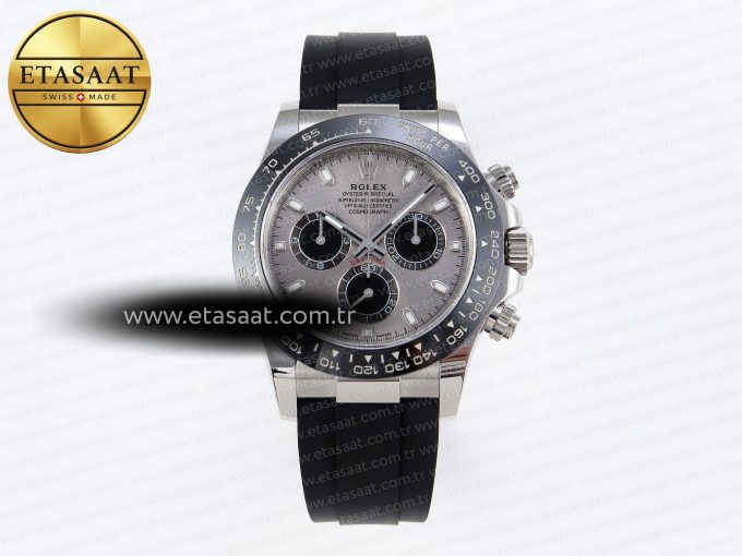 Daytona 116519 APSF 1:1 Best Edition Gray Dial on Oysterflex Rubber Strap SH4130 - Görsel 3