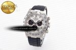 Daytona 116519 Clean Factory 1:1 Best Edition 904L SS Case White Dial on Rubber Strap SA4130 V2