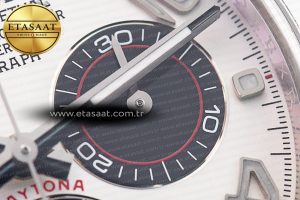 Daytona 116519 Clean Factory 1:1 Best Edition 904L SS Case White Dial on Rubber Strap SA4130 V2 - Görsel 11