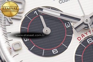 Daytona 116519 Clean Factory 1:1 Best Edition 904L SS Case White Dial on Rubber Strap SA4130 V2 - Görsel 13