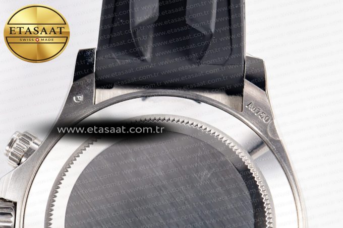 Daytona 116519 Clean Factory 1:1 Best Edition 904L SS Case White Dial on Rubber Strap SA4130 V2 - Görsel 18
