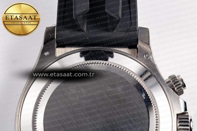 Daytona 116519 Clean Factory 1:1 Best Edition 904L SS Case White Dial on Rubber Strap SA4130 V2 - Görsel 19