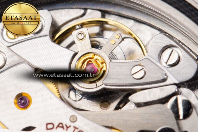 Daytona 116519 Clean Factory 1:1 Best Edition 904L SS Case White Dial on Rubber Strap SA4130 V2 - Görsel 24