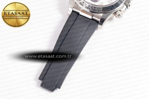 Daytona 116519 Clean Factory 1:1 Best Edition 904L SS Case White Dial on Rubber Strap SA4130 V2 - Görsel 26