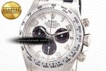 Daytona 116519 Clean Factory 1:1 Best Edition 904L SS Case White Dial on Rubber Strap SA4130 V2 - Görsel 4