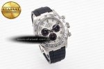 Daytona 116519 Clean Factory 1:1 Best Edition 904L SS Case White Dial on Rubber Strap SA4130 V2 - Görsel 5